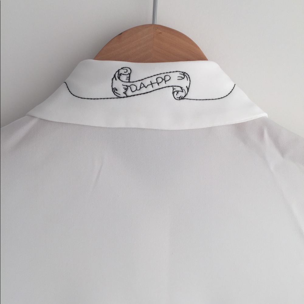 Embroidered Collar Blouse 🐦 - Picture 4 of 8